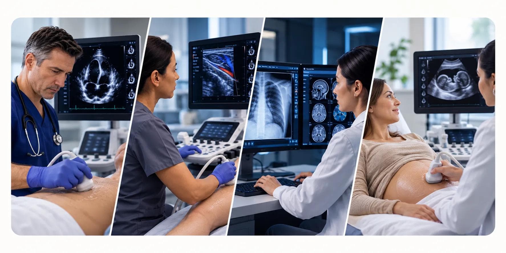 Clinical teams across specialties using MedIQ for imaging, reporting, and documentation